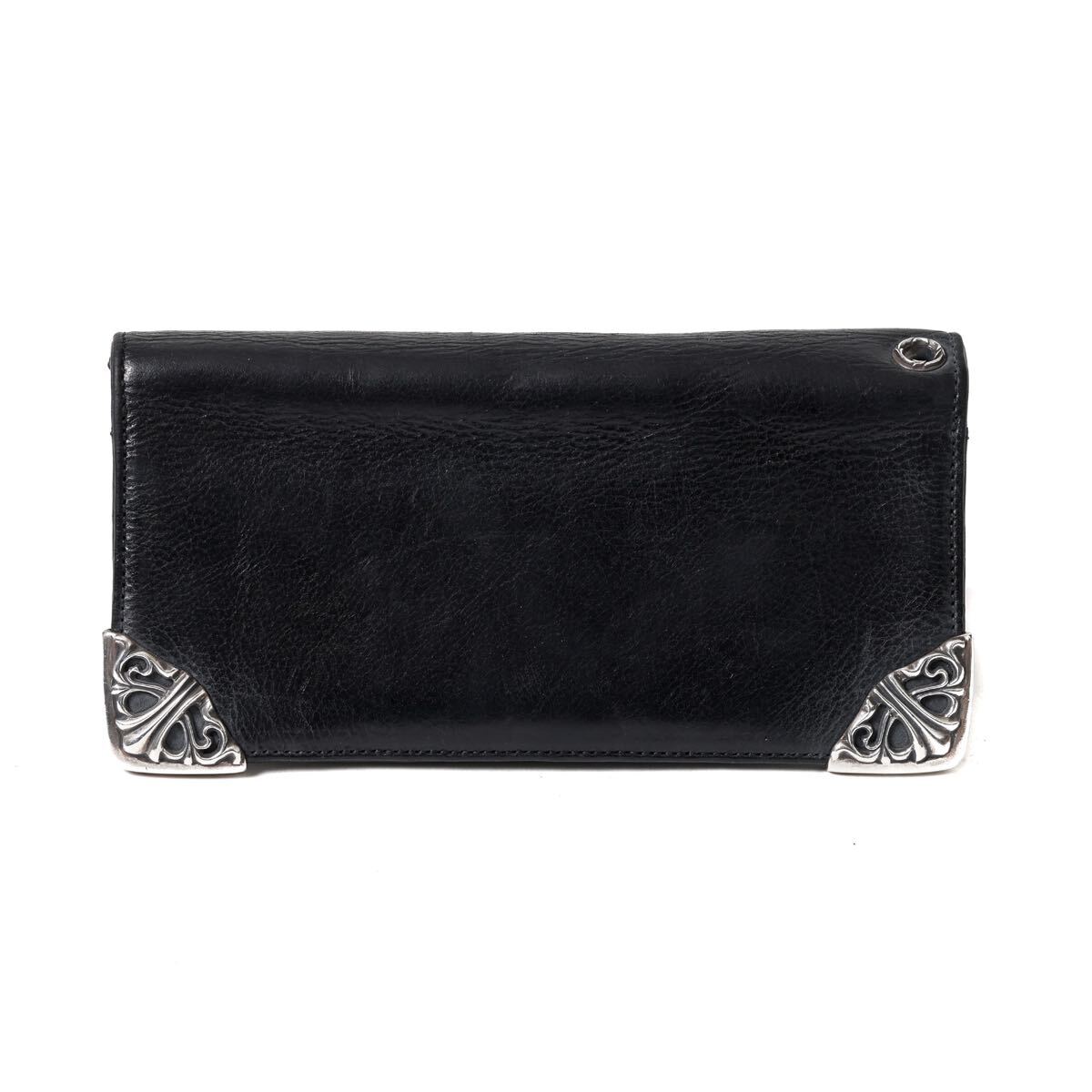 美品 クロムハーツ ロング シングルフォールド チップス ウォレット 長財布 メンズ 黒×シルバー LONG SINGLE FOLD CHROME HEARTS 美品 クロムハーツ ロング シングルフォールド チップス ウォレット 長財布 メンズ 黒×シルバー LONG SINGLE FOLD CHROME HEARTS