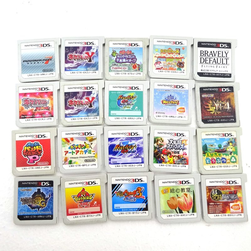 3DSソフト まとめ売り　30本　本体（ジャンク）6本 3DSソフト まとめ売り30本本体（ジャンク）6本