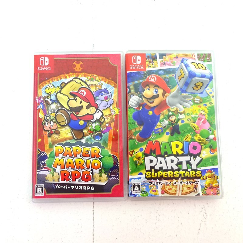 ペーパーマリオRPG」 「マリオパーティスーパースターズ」