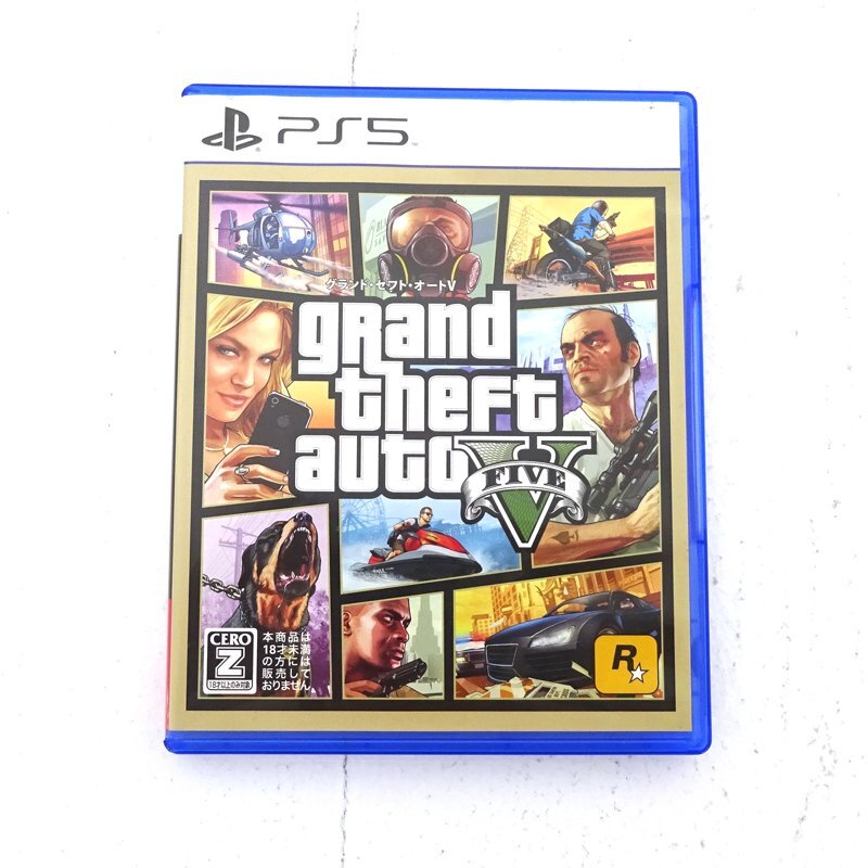 ★中古★【Z指定:18歳未満購入不可】PS5ソフト グランド・セフト・オートV (プレステ5/1円～)★【GM619】
