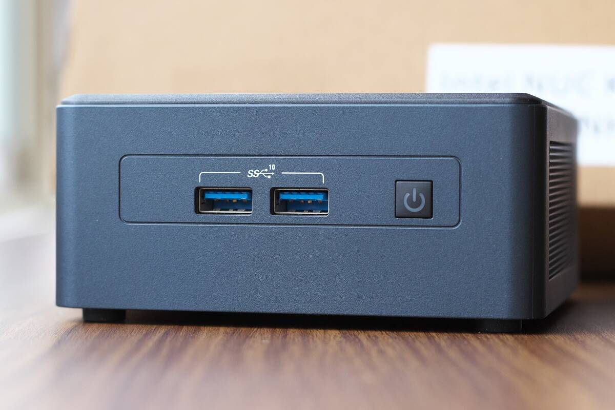 インテル Intel 11世代 NUC11TNH Corei5 1135G7 8GB DDR4 SSD 256GB M.2 128GB SAT SSD 中古美品 MS OfficePro2021付き_