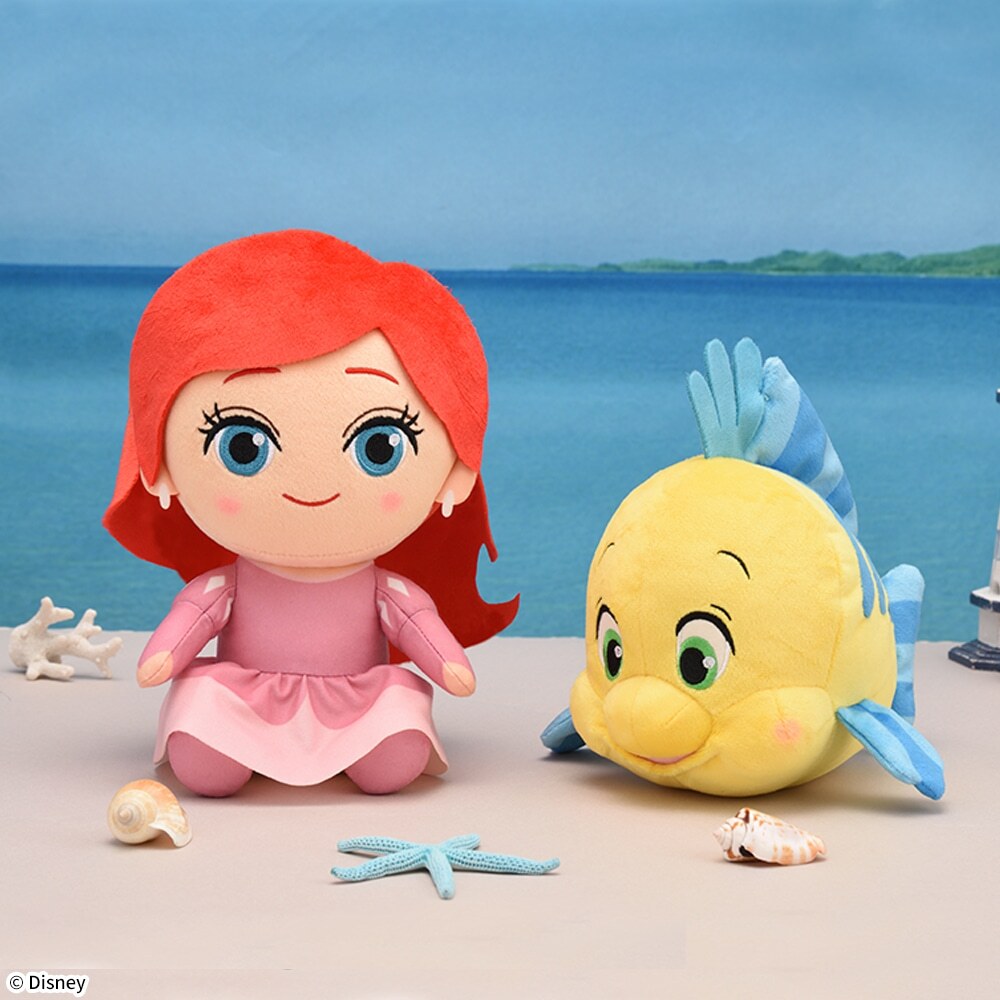 2 piece set * little * mermaid Ariel & franc da-M soft toy tag attaching new goods unused goods *