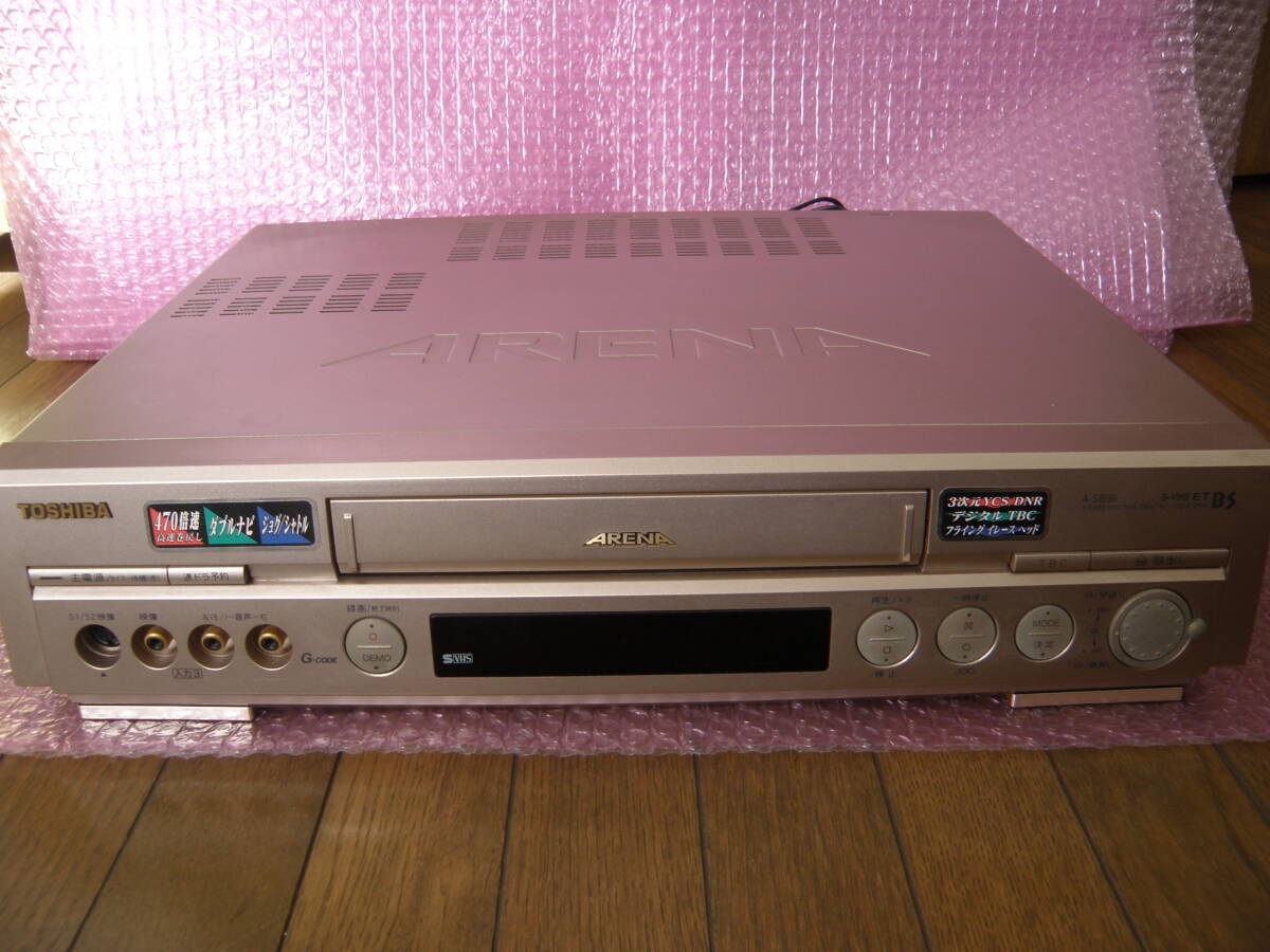Yahoo!オークション - 訳あり動作品 東芝S-VHSビデオデッキ【 A