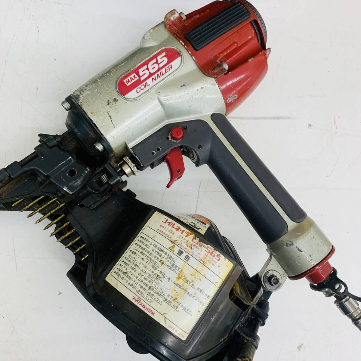 【ジャンク品】MAX　マックス コイルネラ CN-565 ケース付き　釘打ち機　※2400010450051