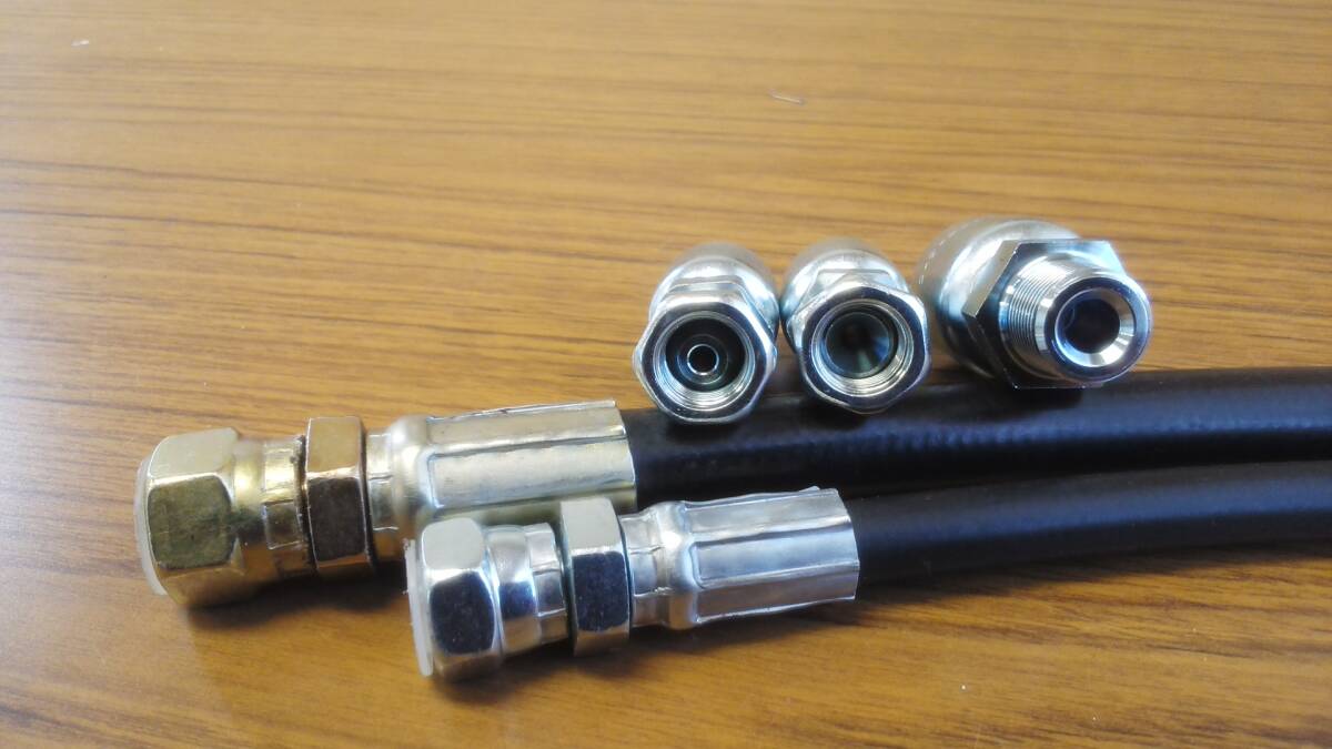 油圧ホース 1インチ 耐圧170Kgf/cm2 内径25㎜ 全長1m~1.5m未満 JIS1”口金付