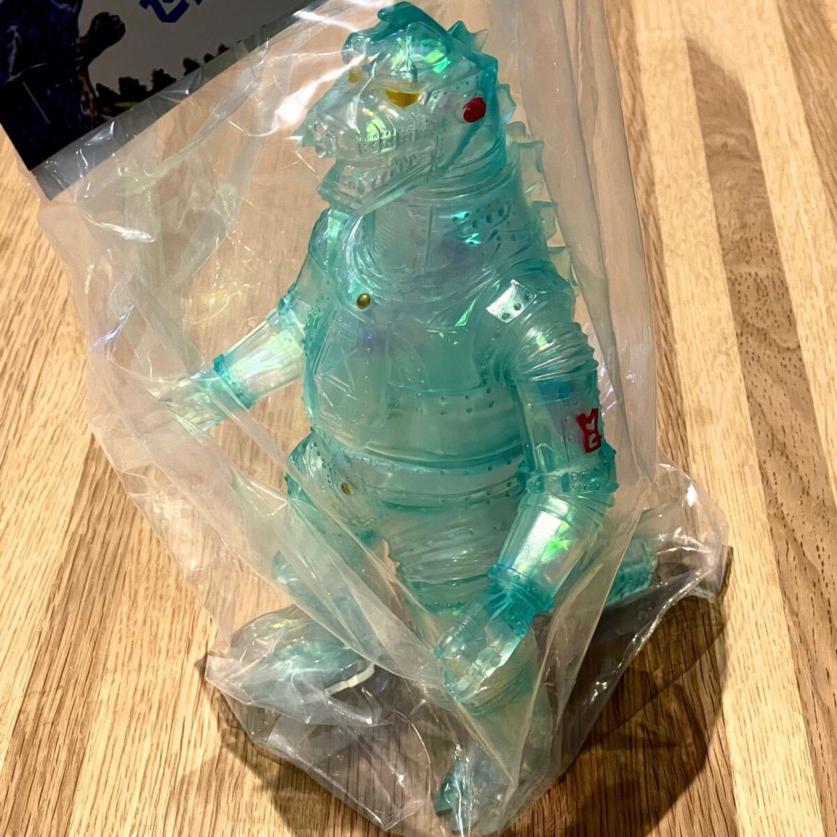 メカゴジラ 350 オーロラ クリアー 黄目 マルサン 浅草 POP-UP ゴジラ ソフビ マーミット ブルマァク サルジルシ CCP メディコム・トイ