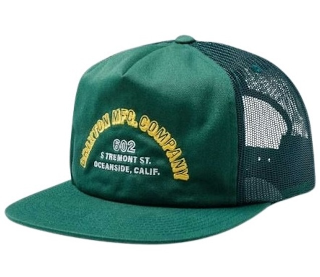 Brixton Haven Trucker Hat Cap Trekking Green/Trekking Green キャップ