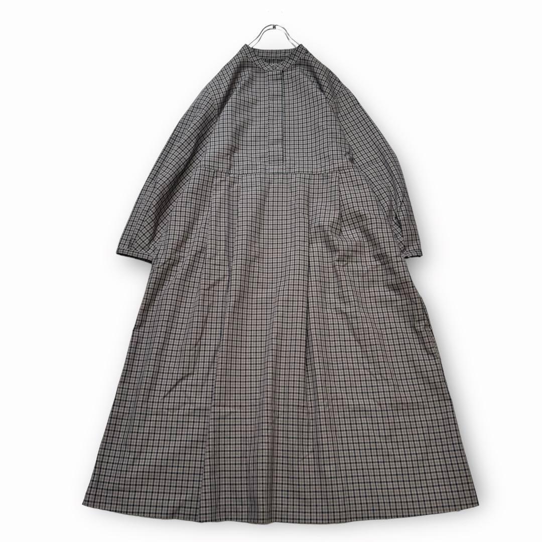 美品 アーバンリサーチドアーズ チェック柄バルーンスリーブ 美品 アーバンリサーチドアーズ チェック柄バルーンスリーブ