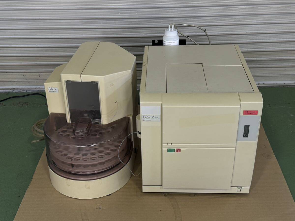 (121)SHIMADZU 全有機体炭素計 TOC-V CPH / オートサンプラ ASI-V