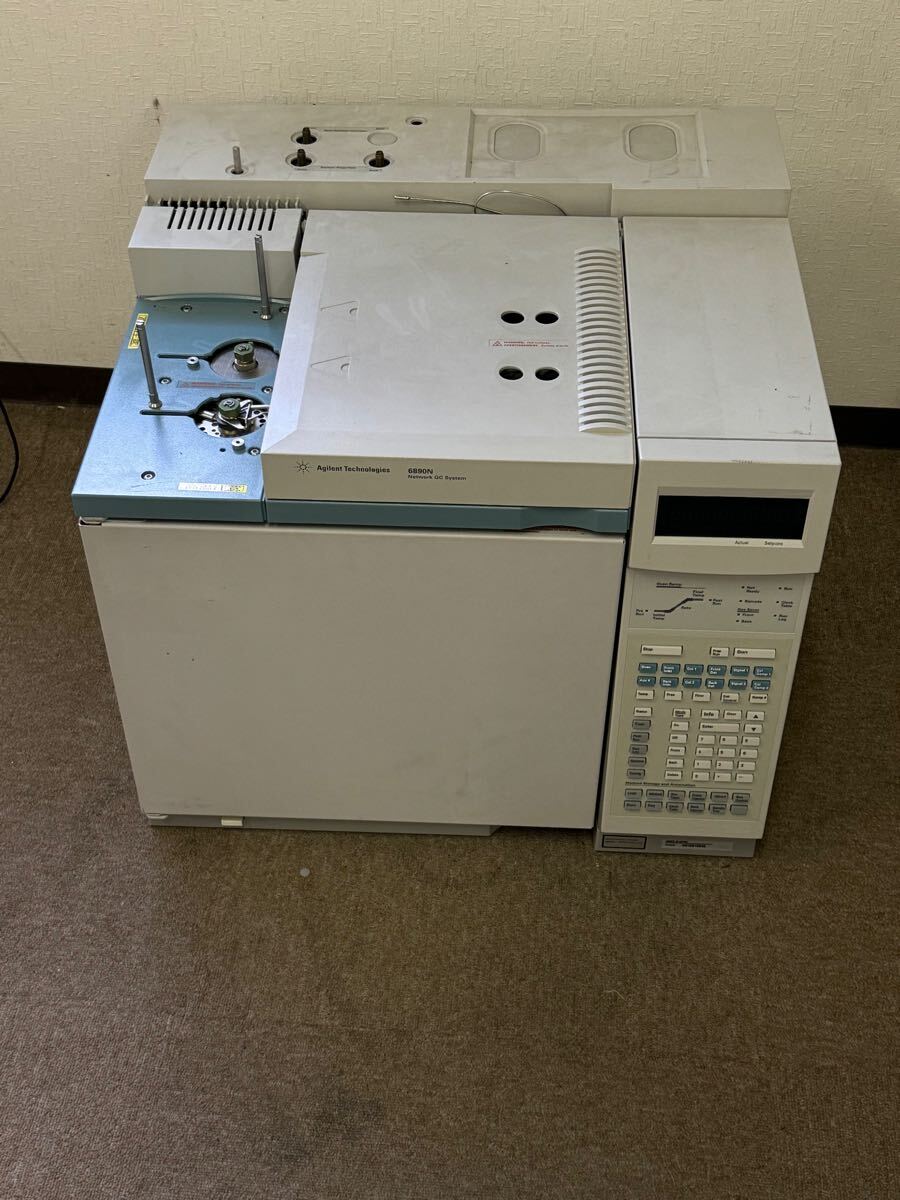 M114)Agilent ガスクロマトグラフ GC 6890N+オートサンプラ 7683一式 M114)Agilent ガスクロマトグラフ GC 6890N+オートサンプラ 7683一式