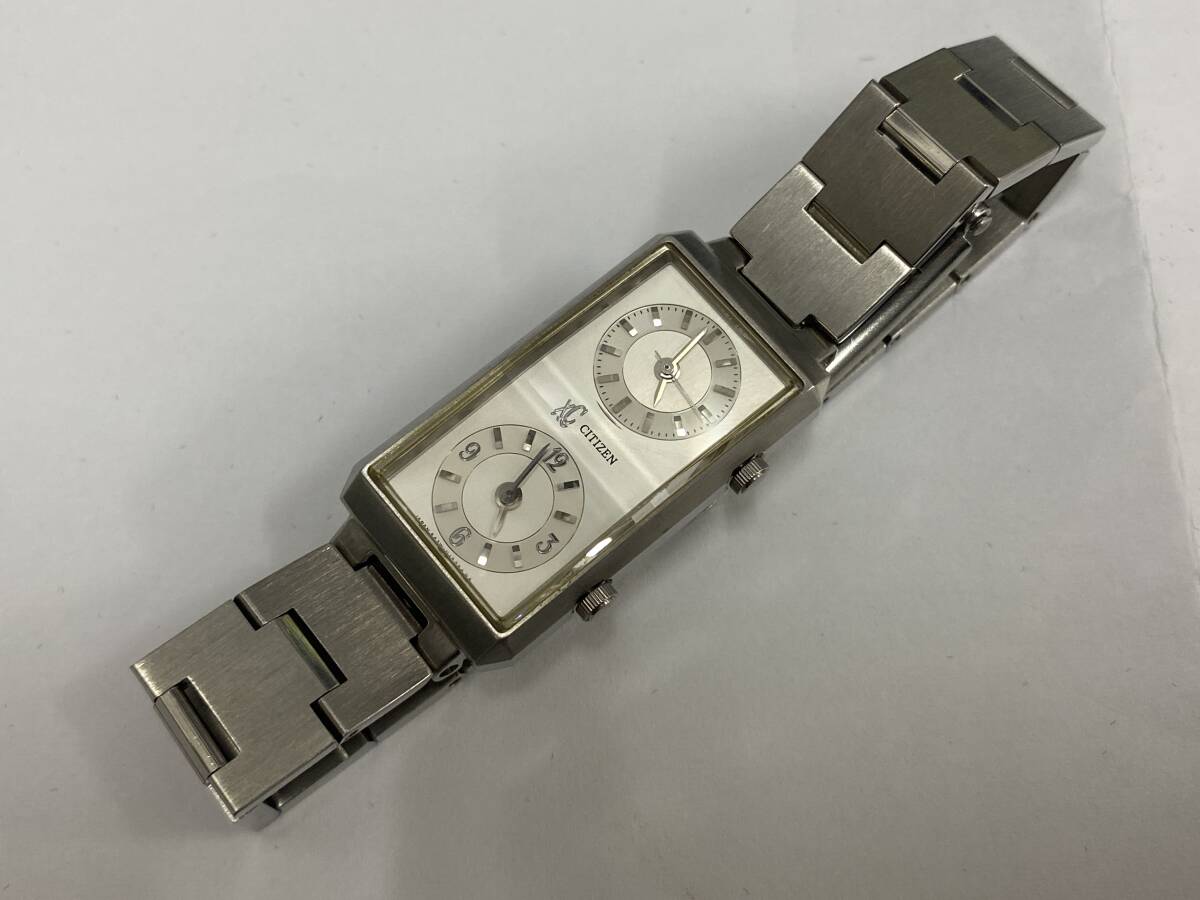 ♪♪5878　CITIZEN　シチズン XC 543W-H07839 デュアルタイム クォーツ レディース 腕時計♪♪