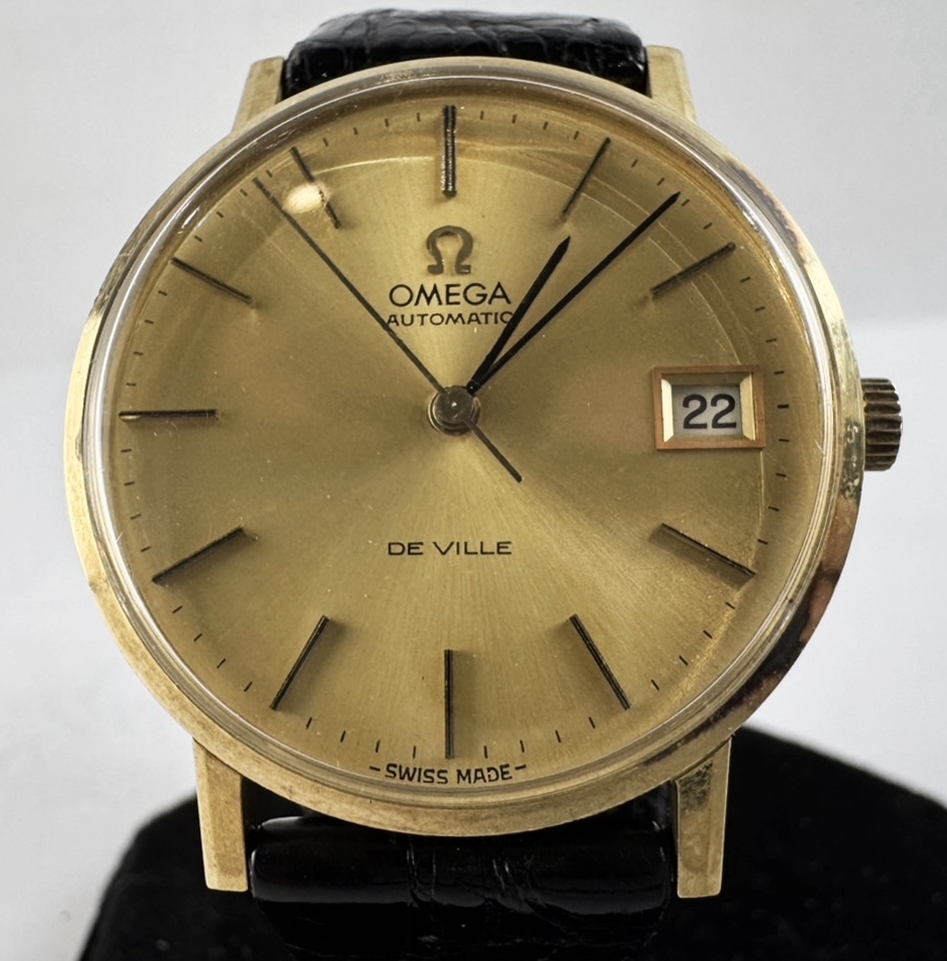 稀少 OMEGA/オメガ DE VILLE 18K 金無垢 750 自動巻き 162 0071 稀少 OMEGA/オメガ DE VILLE 18K 金無垢 750 自動巻き 162 0071