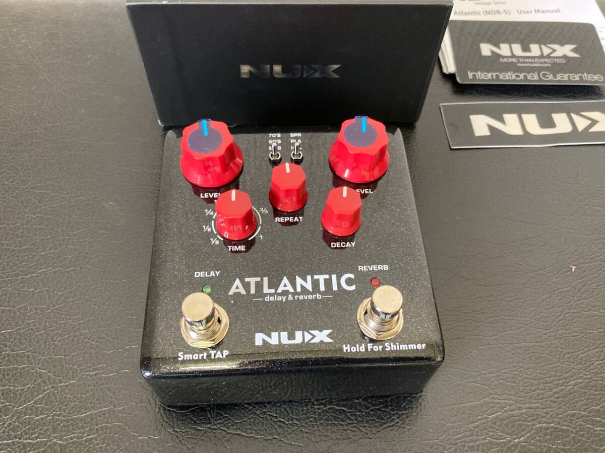 ギター NUX ATLANTIC delay & reverb Amazon.com: NUX NDR-5 NUX | Atlantic Delay & Reverb Pedal