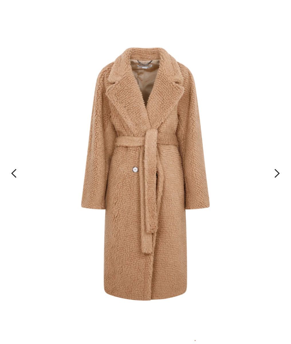  новый товар [STELLA McCARTNEY Stella McCartney ]teti пальто шерсть бежевый Max Mara длинный 