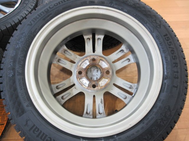 新品 2024年 スタッドレスタイヤ付き 4本セット ホンダ N-BOX