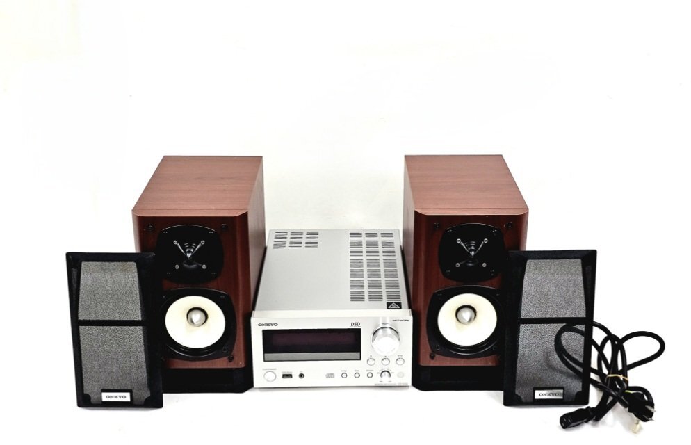 【ジャンク】ONKYO オンキョー ネットワークCDレシーバー コンポ・スピーカーセット D-55EX / CR-N765 部品取り 修理 2016年製