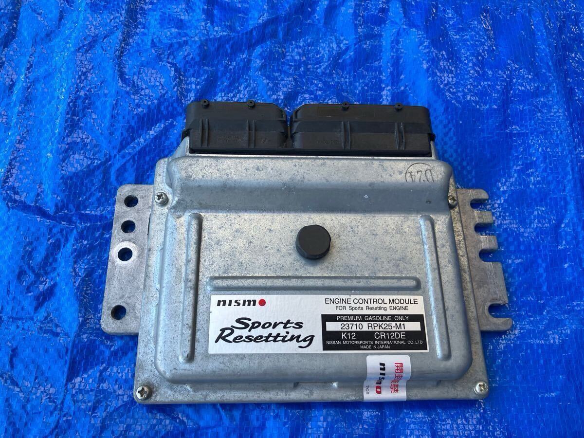 K12 マーチ　ニスモ　スポーツリセッティング　ECU  稀少nismo スポーツリセッティング k12マーチ ECU