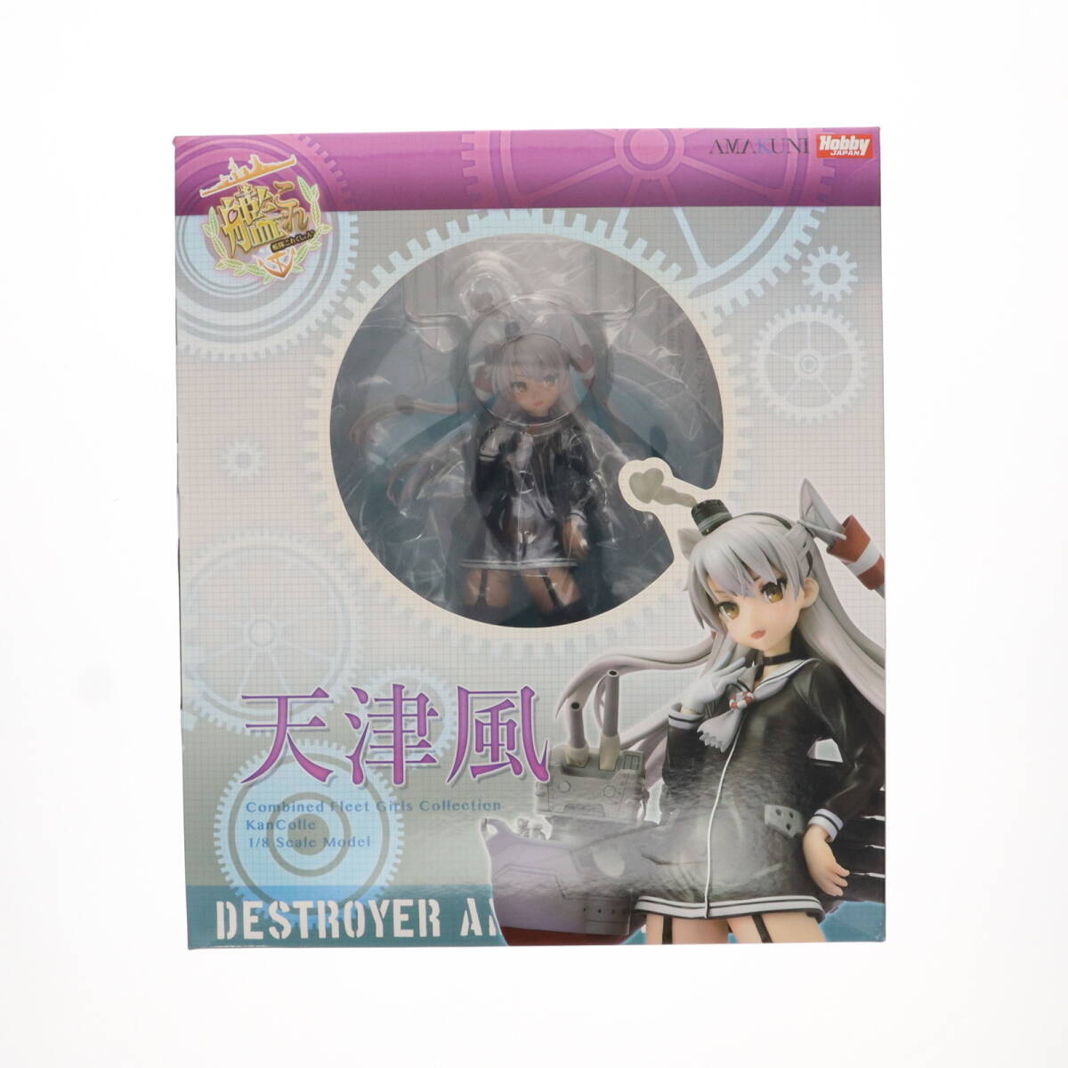 【中古】[FIG] 天津風(あまつかぜ) 天津風ミリタリーワッペン付き限定版 艦隊これくしょん -艦これ- 1/8 完成品 フィギュア ホビージャパン
