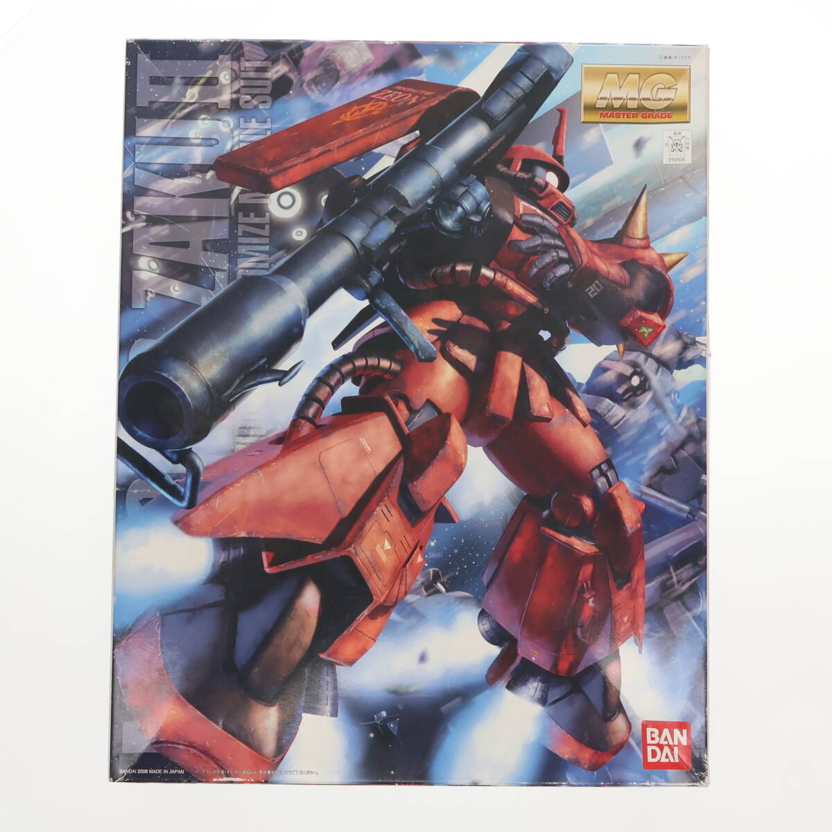 【中古】[PTM] MG 1/100 MS-06R-2 ジョニー・ライデン専用ザク Ver.2.0 機動戦士ガンダム プラモデル(0156535) バンダイ(63056598)
