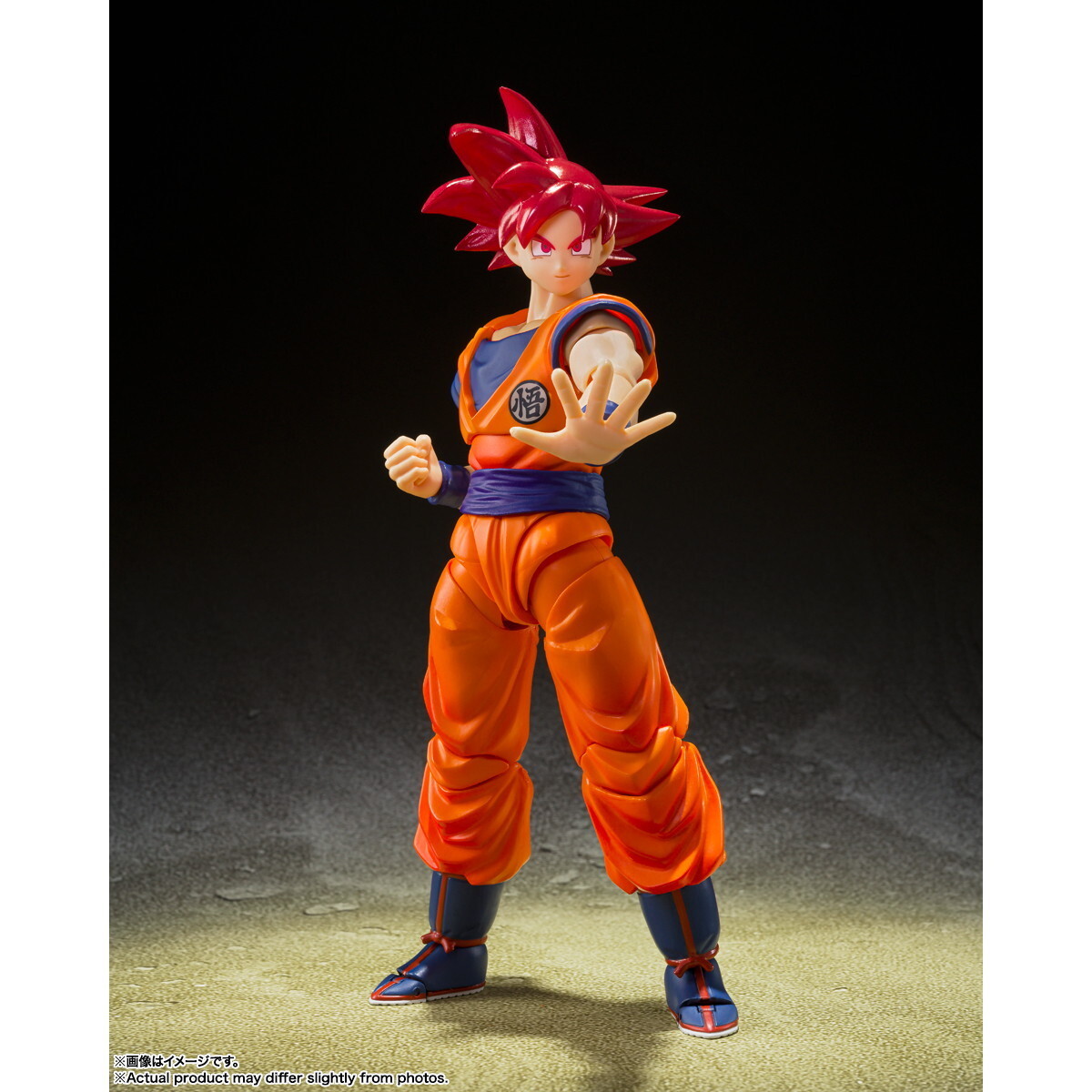 【中古】[FIG] S.H.Figuarts(フィギュアーツ) スーパーサイヤ人ゴッド孫悟空-正しき心がもたらすサイヤ人の神- ドラゴンボール超(スーパー)