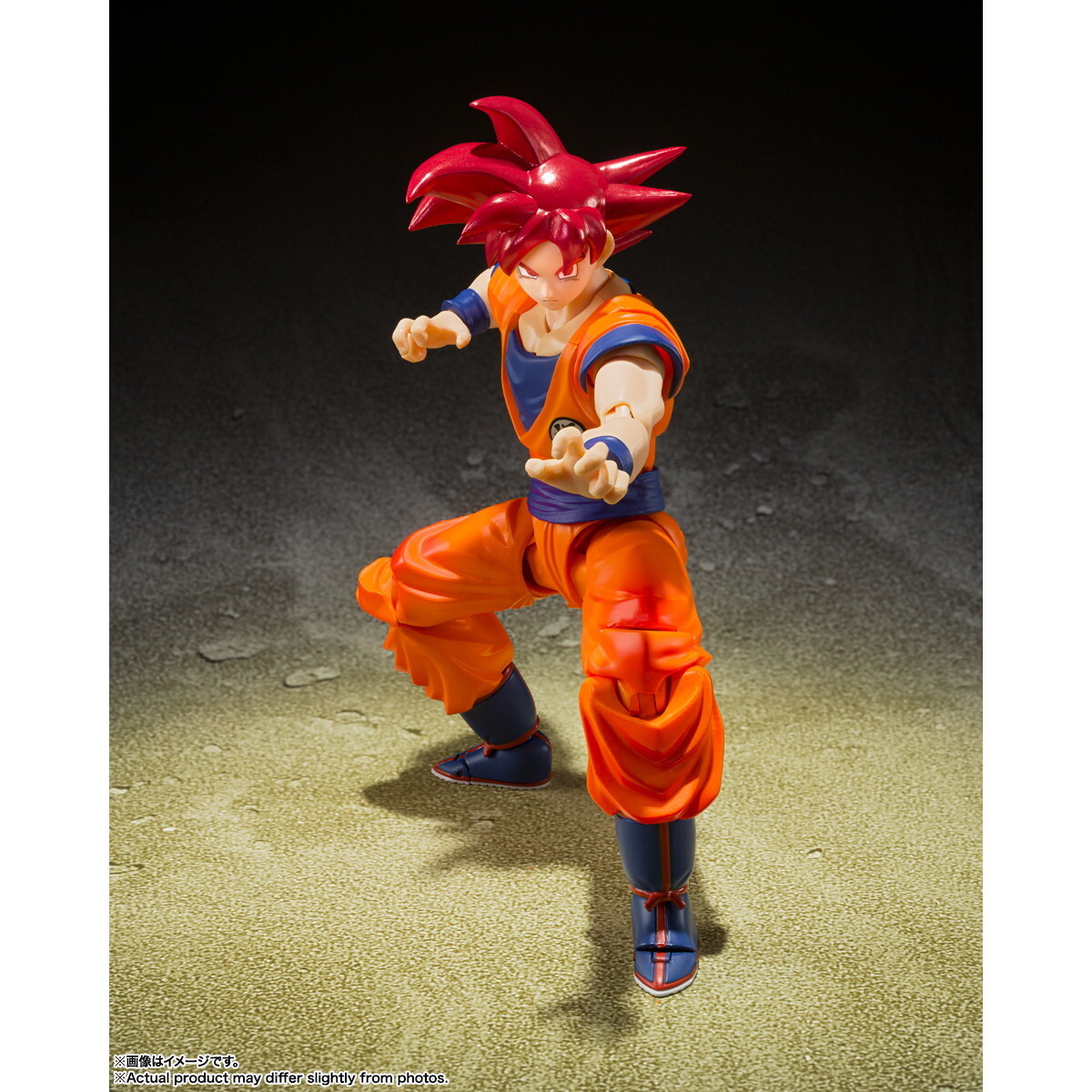 【中古】[FIG] S.H.Figuarts(フィギュアーツ) スーパーサイヤ人ゴッド孫悟空-正しき心がもたらすサイヤ人の神- ドラゴンボール超(スーパー)