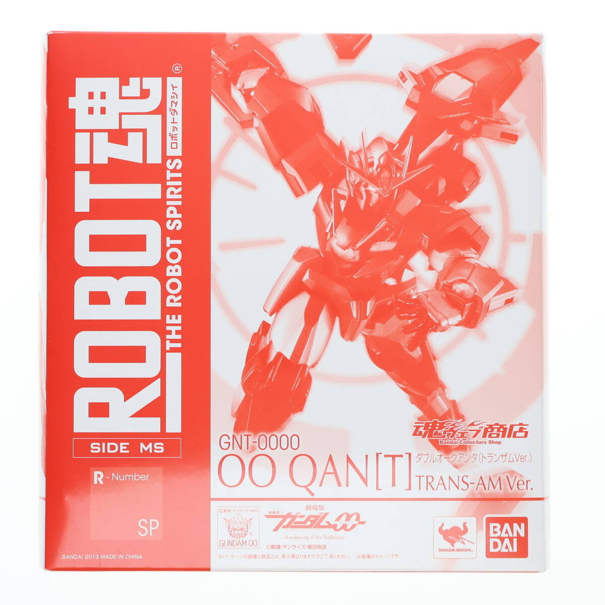 【中古】[FIG] 魂ウェブ商店限定 ROBOT魂(SIDE MS) ダブルオークアンタ(トランザムVer.) 劇場版 機動戦士ガンダム00(ダブルオー) -A wakeni