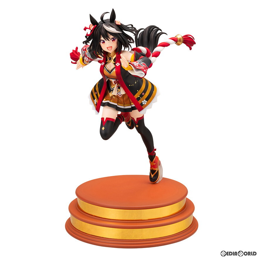 【中古】[FIG] [迫る熱に押されて] キタサンブラック ウマ娘 プリティーダービー 1/7 完成品 フィギュア(PV051) コトブキヤ(61176372)