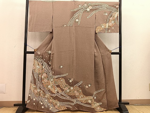 平和屋着物■訪問着　辻が花　暈し染め　逸品　BAAK6952xi