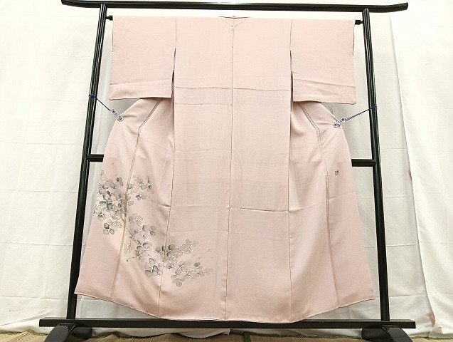 平和屋着物■豪華色留袖　作家物　手描き　蔦の葉花文　暈し染め　正絹　逸品　BAAL6572my