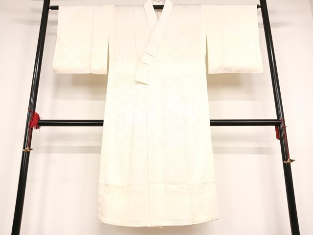 平和屋着物■長襦袢　無双仕立て　花地紋　暈し染め　正絹　逸品　AAAL0484Bph