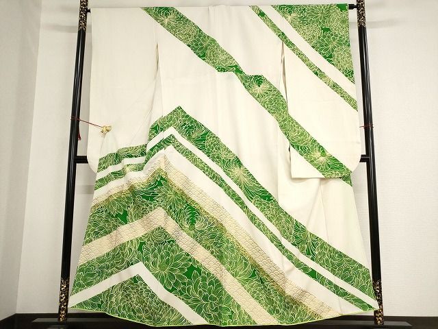 平和屋着物■豪華振袖　吉祥草花文　金彩　正絹　逸品　AAAM1044Abw