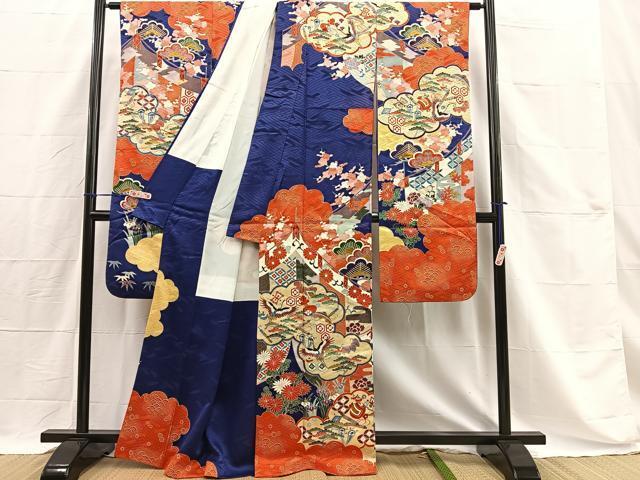 特選振袖ブランド【金彩金駒刺繍本振袖◇ホワイト 白 】黒 金 赤