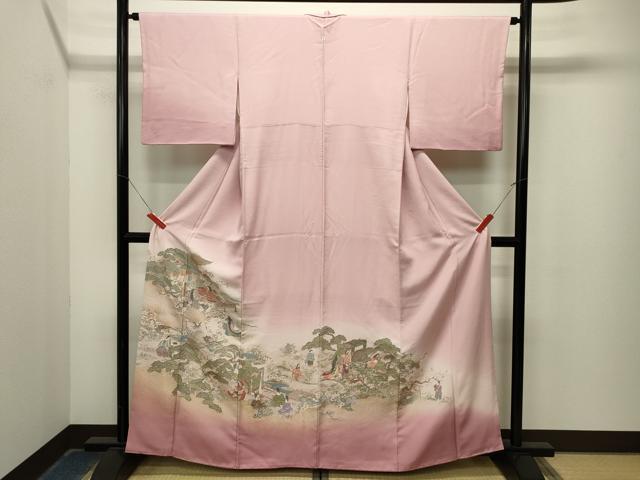 平和屋着物■豪華色留袖　作家物　寿光織　人物風景文　暈し染め　金糸　逸品　CAAI4478in