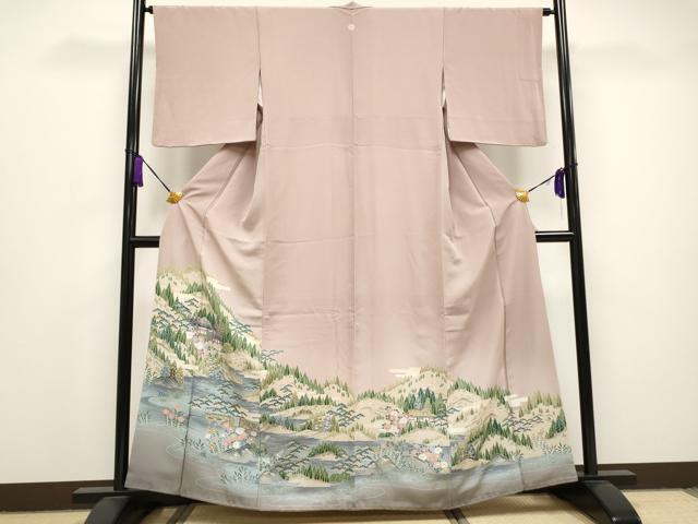 平和屋着物■豪華色留袖　風景文　暈し染め　正絹　逸品　CAAI2285id