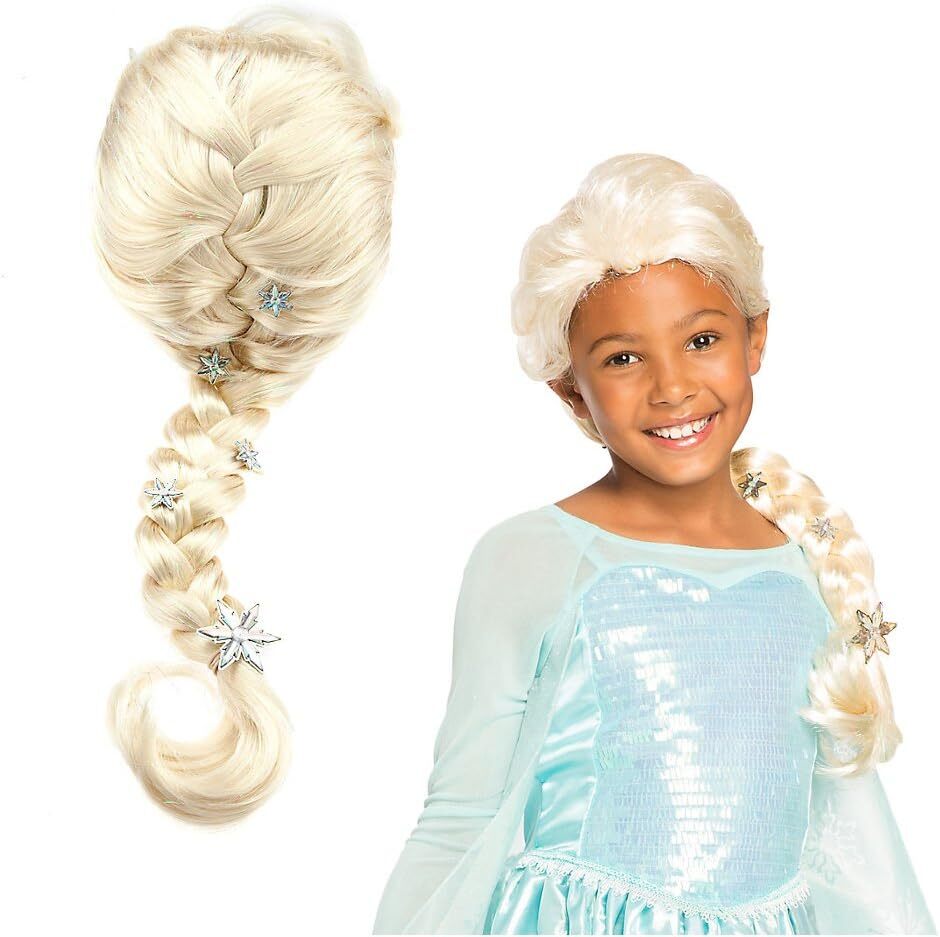 ディズニー (Disney) アナと雪の女王 エルサ ウィッグ コスプレ 子供用 女の子 USディズニーストア Frozen Elsa Wig Perruque Peluca