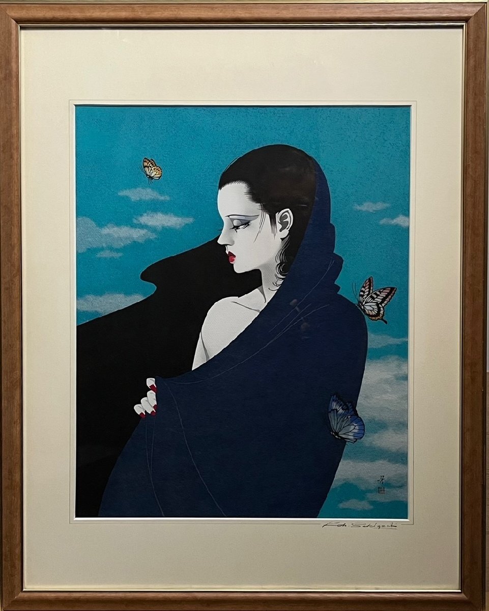 真作】関口コオ 「夢(Ⅱ)」(版画)海外でも人気の切り絵作家 真作】関口コオ 「夢(Ⅱ)」(版画)海外でも人気の切り絵作家