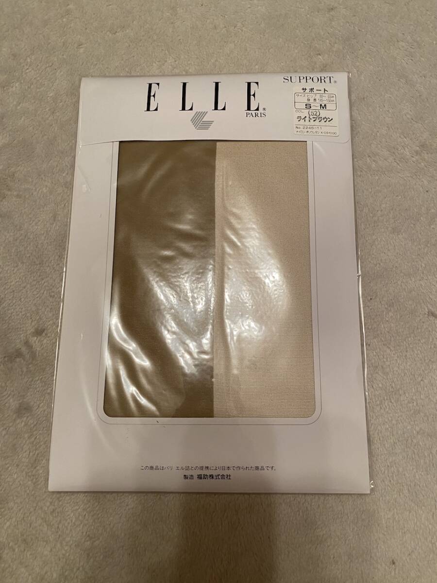 未使用　当時物　ELLE　サポート　パンティストッキング 　パンスト 　品番：2245−11　サイズ：S-M 　KK2287