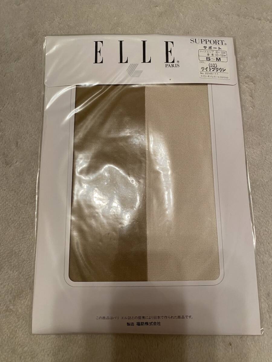 未使用　当時物　ELLE　サポート　パンティストッキング 　パンスト 　品番：2245−11　サイズ：S-M 　KK2288