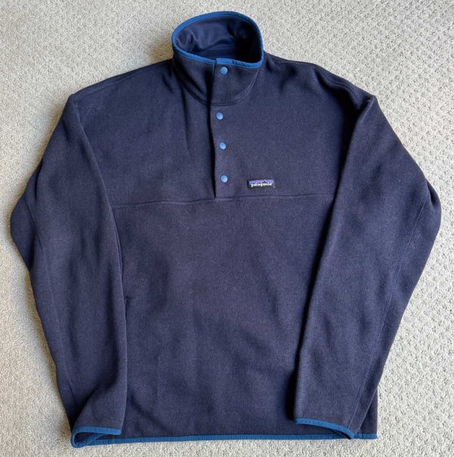 パタゴニア ライトウェイト ベターセーター マースピアル プルオーバー ネイビー M Patagonia スナップT