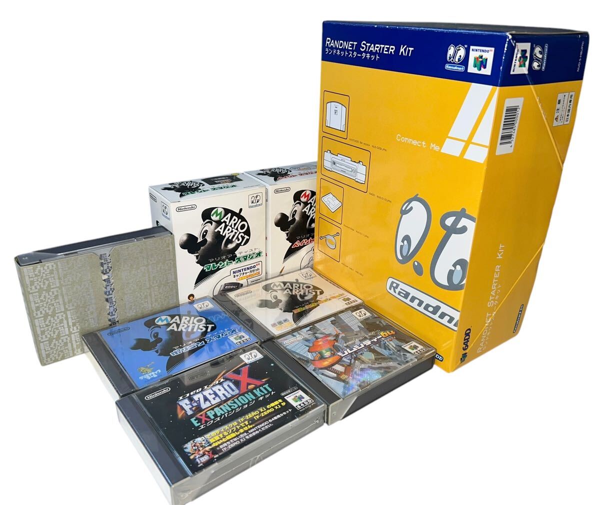 美品　未開封ソフトあり　ニンテンドー64 64DD ランドネットスタータキット