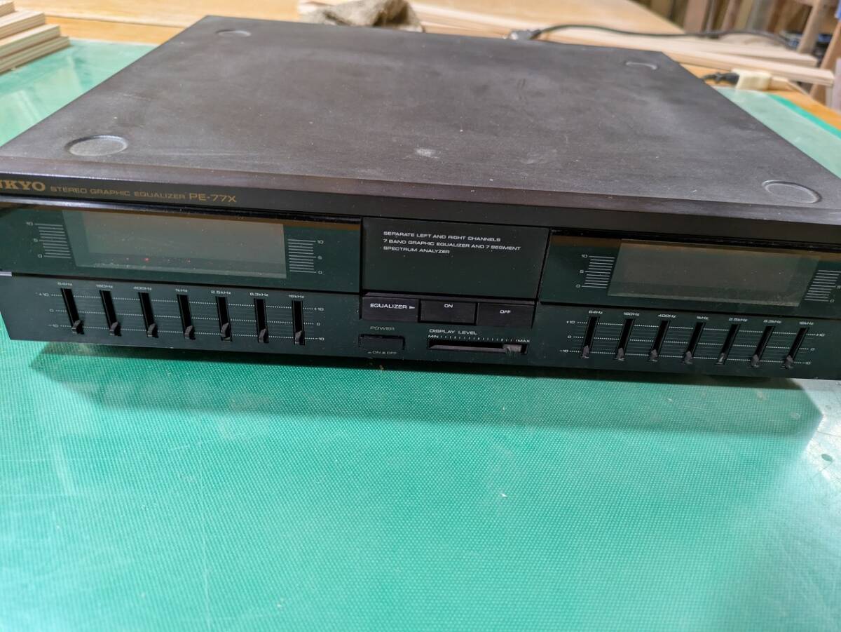 ★オンキョー ONKYO★ステレオ グラフィックイコライザーPE-77X/グライコ