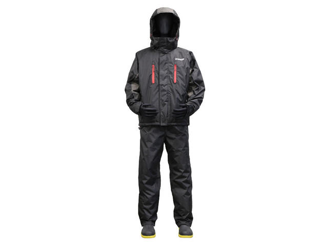 プロマリン(PRO MARINE) 防水防寒ウィンタースーツ ブラック LLサイズ WBA2403-BK-LL 防寒着 防寒具 フィッシングウエア