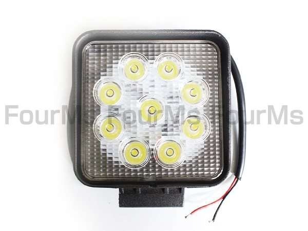 LED working light working light 27W 9 ream 12V 24V searchlight rectangle 