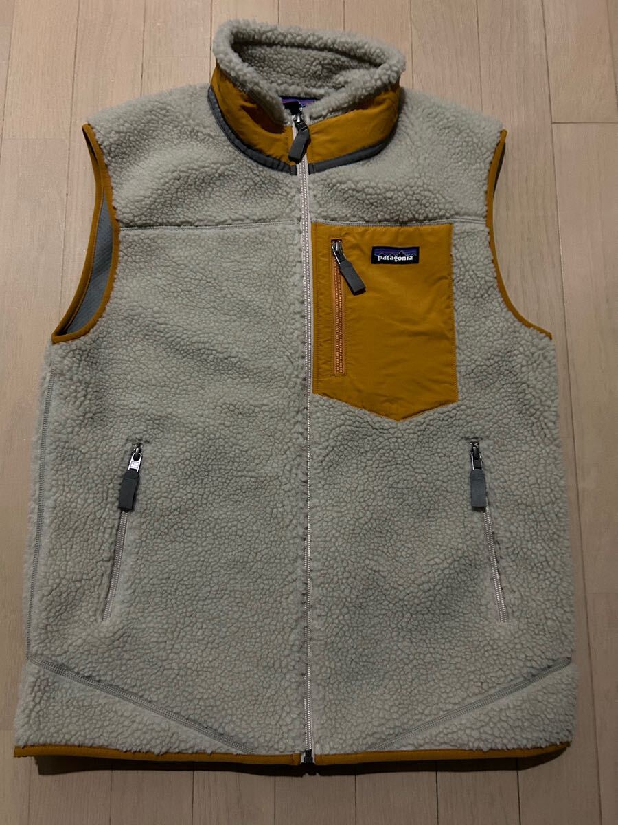 patagonia クラシック レトロX サイズMペリカン FA19 パタゴニア ボア フリースベスト
