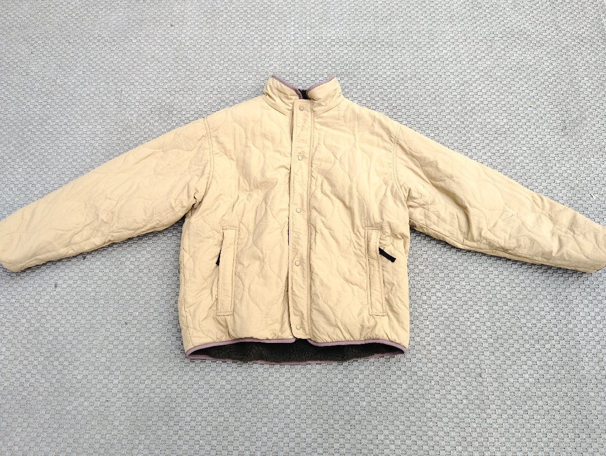 美品 BEAMS/ビームス リバーシブル ボアジャケット フリース ブルゾン アウター 2way_画像8