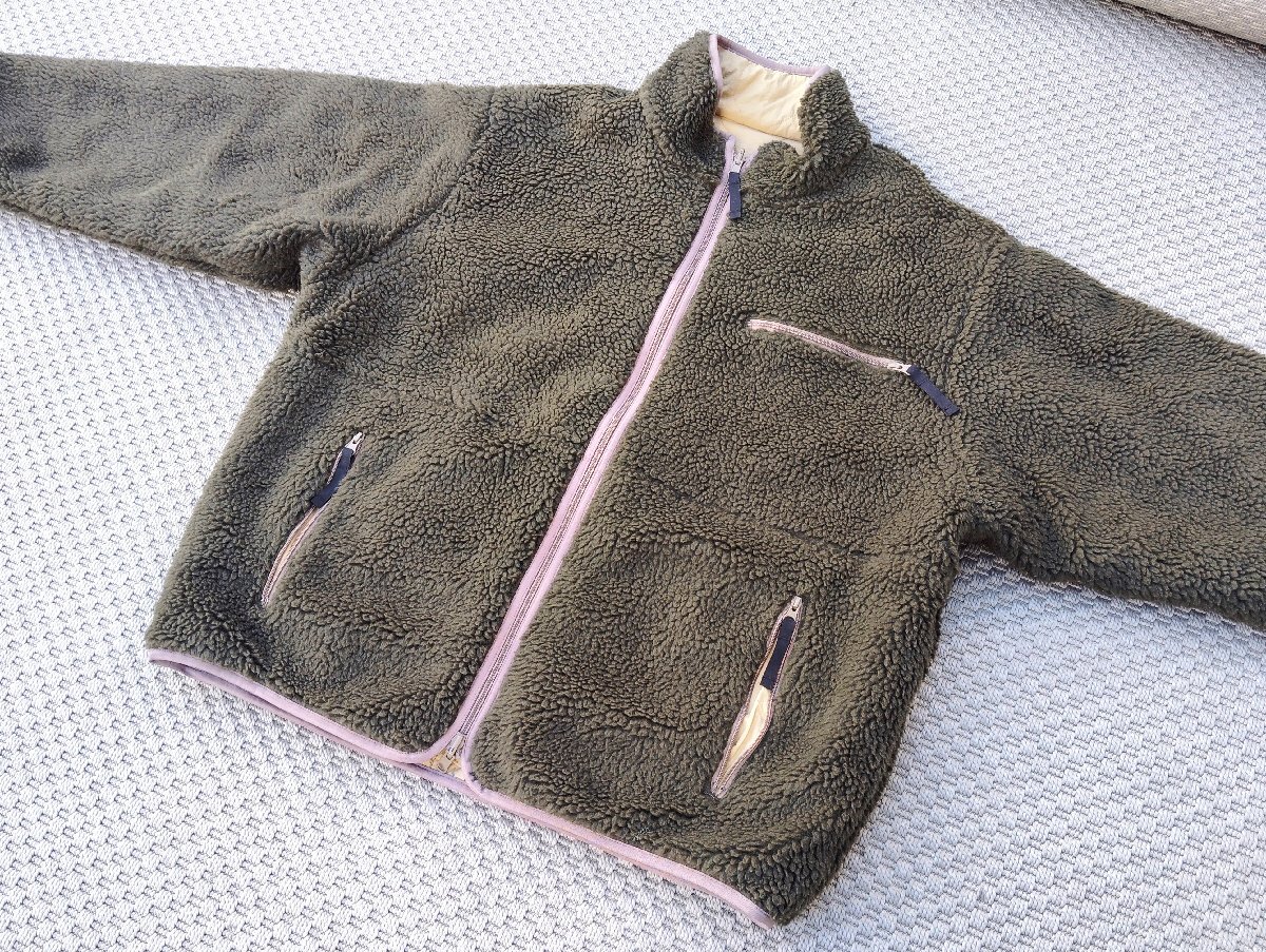 美品 BEAMS/ビームス リバーシブル ボアジャケット フリース ブルゾン アウター 2way_画像1