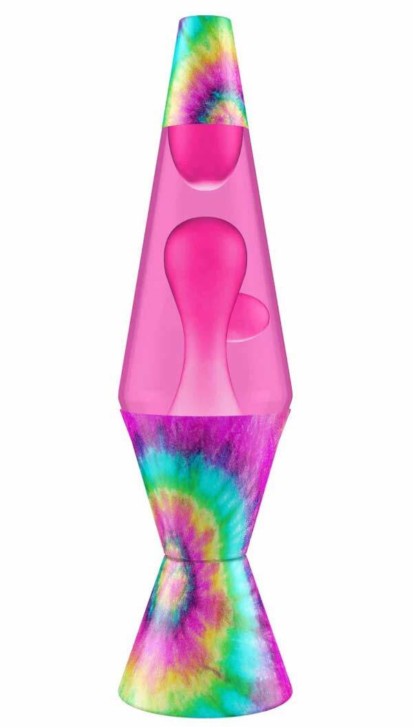 [2469] ラバライト Lava Light Lamp / Pink Wax Pink liquid Glass globe Tie Dye Decal base アメリカン雑貨 インテリア