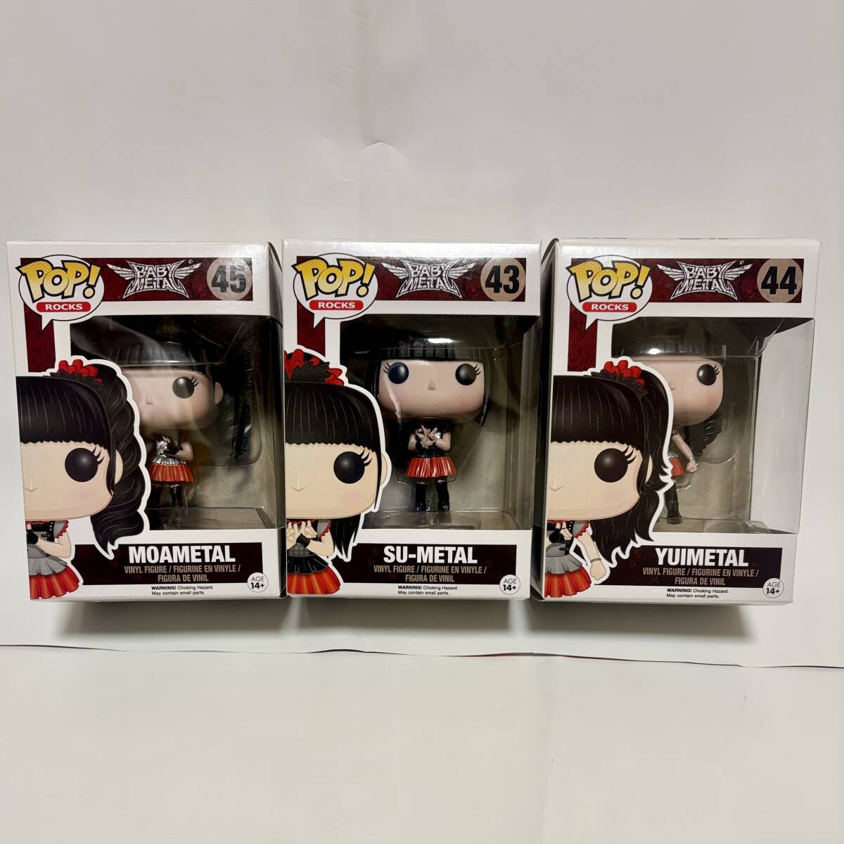 未開封】 FUNKO POP ! ROCKS BABYMETAL 3種 セット SU-METAL YUIMETAL 