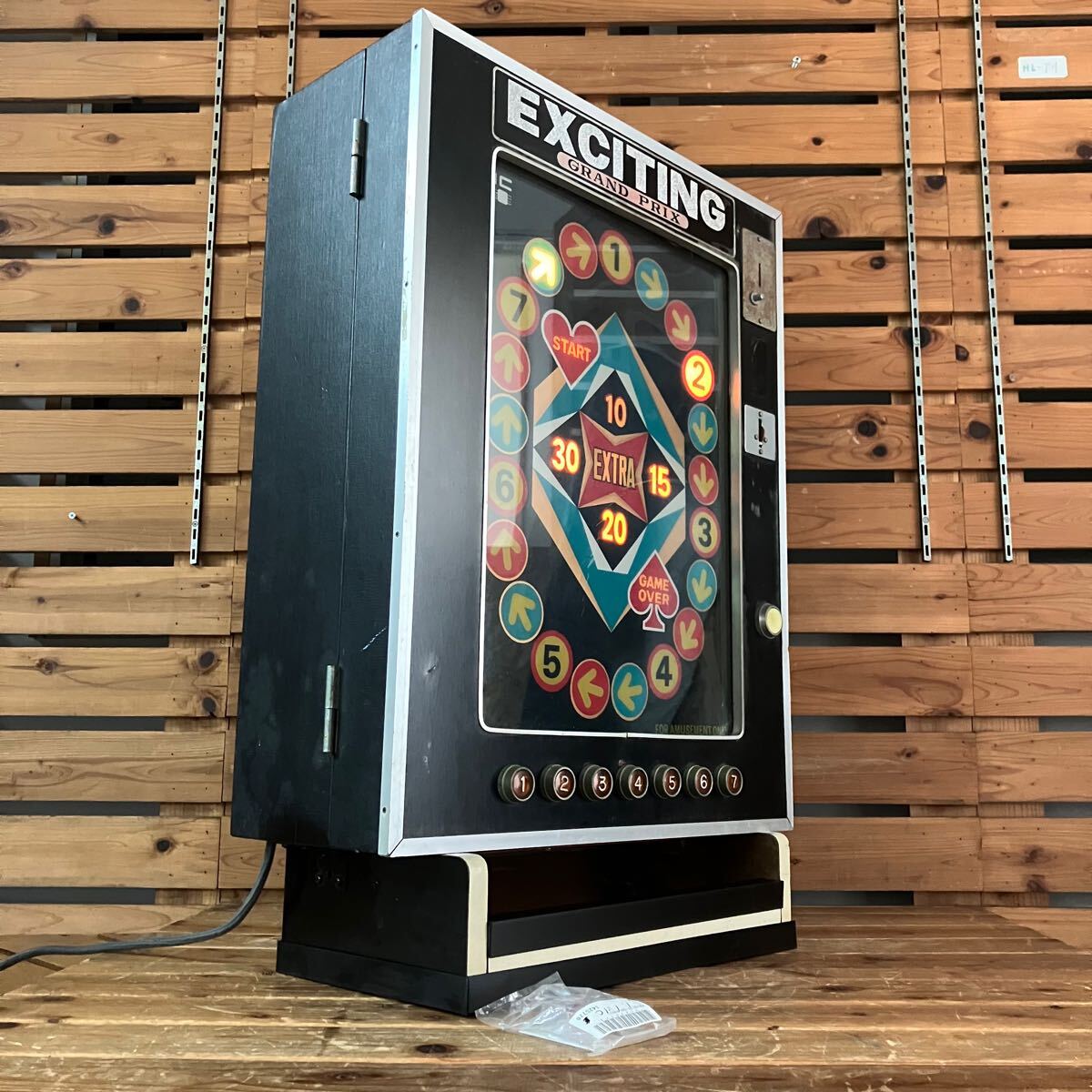 昭和レトロ動作品メダルゲームリトルボーイ卓上ゲーム機