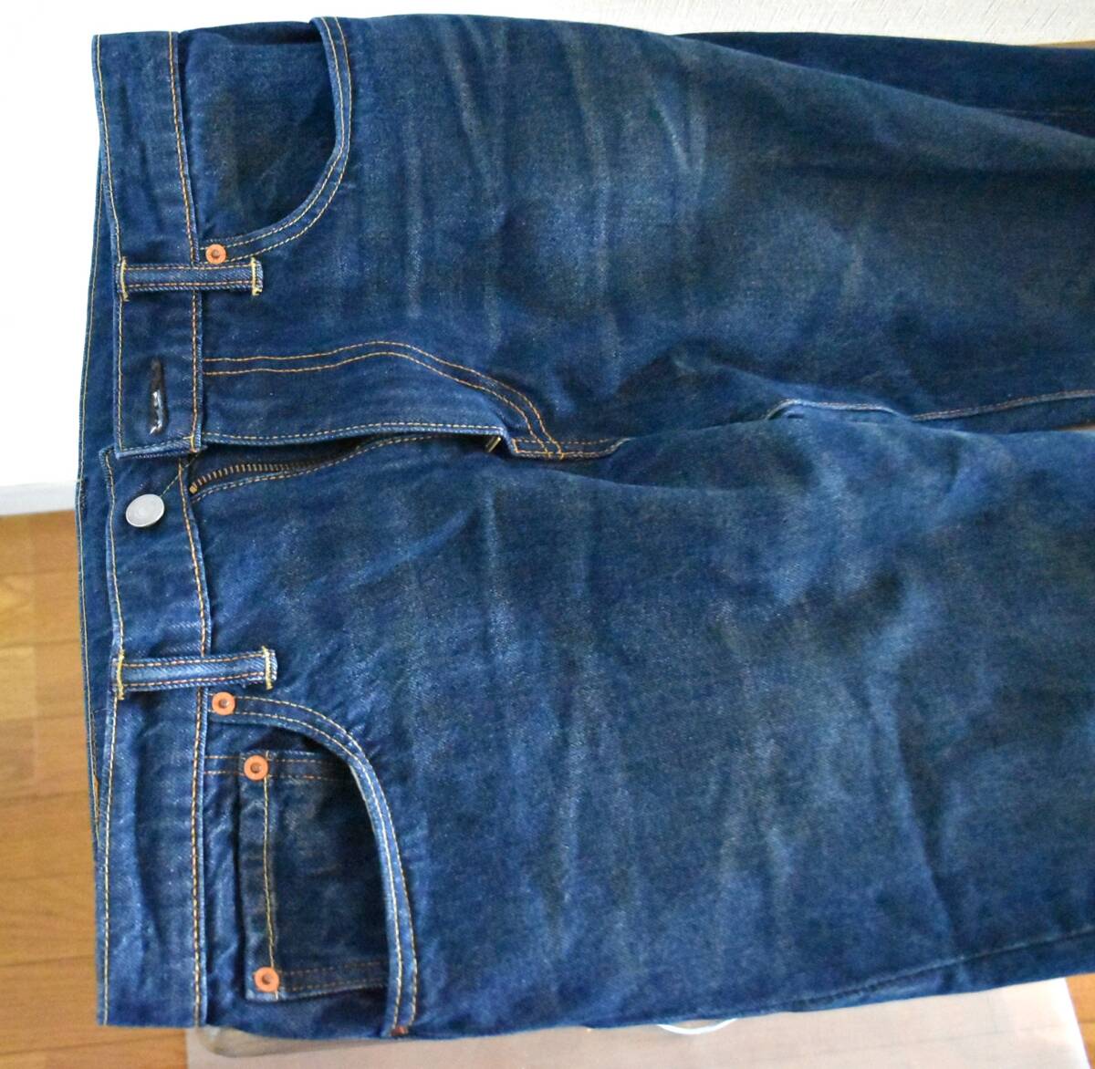 [ почти не использовался ] джинсы низ Levi's Levi\'s 512 W33 L32 PC9-28833-0122 тонкий конический Fit мужской длина ног : примерно 71.